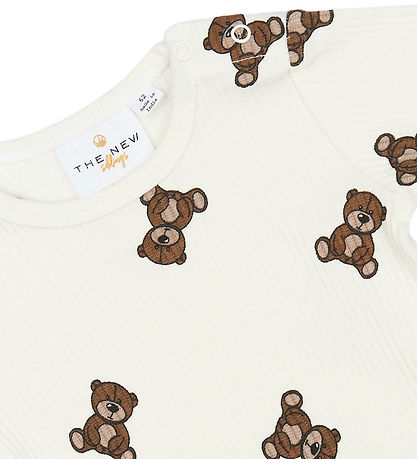 The New Siblings Body l/æ - Rib - TnsbPaulo - Cloud Dancer m. Ba The New Siblings Body l/æ - Rib - TnsbPaulo - Cloud Dancer m. Ba