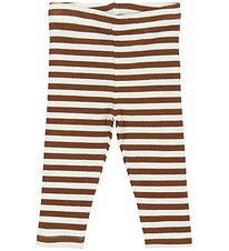 The New Siblings Leggings - Rib - TnsbFro - Toffee Striped The New Siblings Leggings - Rib - TnsbFro - Toffee Striped