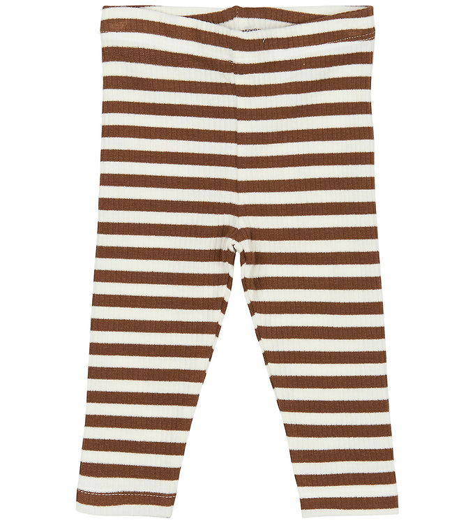 The New Siblings Leggings - Rib - TnsbFro - Toffee Striped