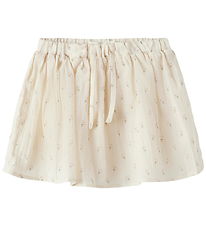 Lil' Atelier Nederdel - NmfNoanna - Turtledove/Flowers Lil' Atelier Nederdel - NmfNoanna - Turtledove/Flowers