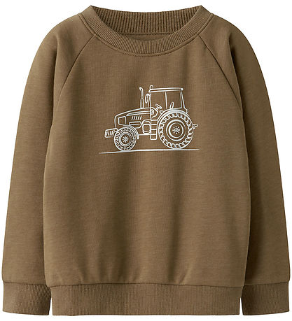 Name It Sweatshirt - NmmVion - Matt Gold/Tractor Skizze