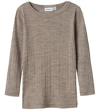 Name It Bluse - Uld - Rib - Noos - NmmWang - Satellite Name It Bluse - Uld - Rib - Noos - NmmWang - Satellite