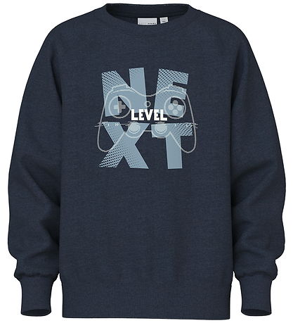 Name It Collegegenser - NkmVion - Navy Blazer/Neste nivå-kontrol