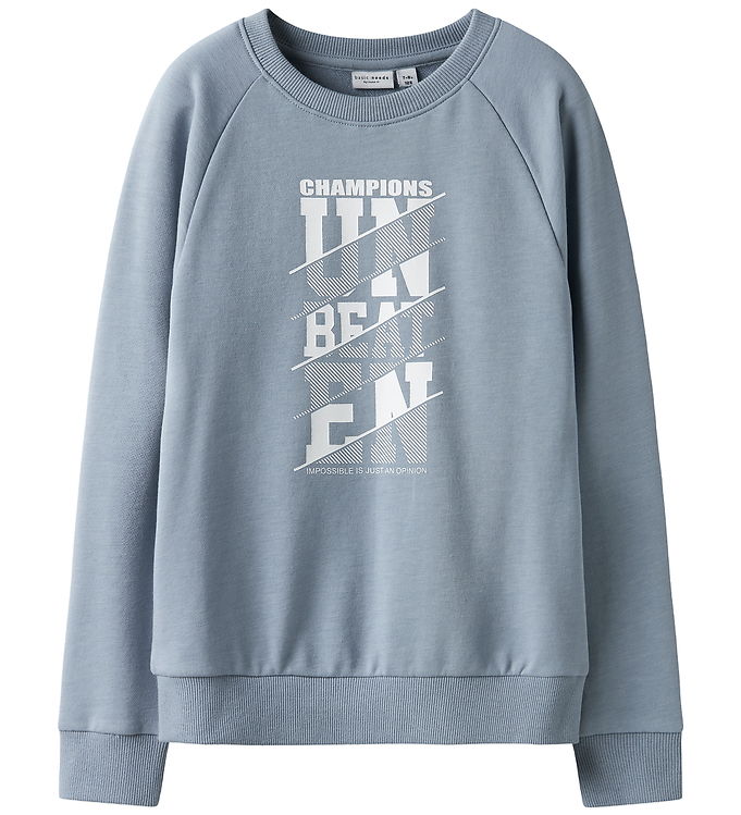 Name It Sweatshirt - NkmVion - Dusty Blue/Unbeaten