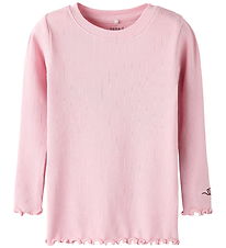Name It Bluse - Rib - Nmfkayla - Bleached Mauve Name It Bluse - Rib - Nmfkayla - Bleached Mauve