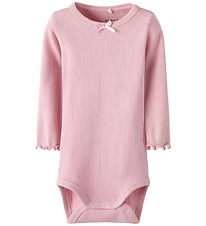 Name It Body l/æ - Rib - NbfKaylina - Bleached Mauve Name It Body l/æ - Rib - NbfKaylina - Bleached Mauve