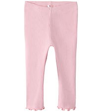 Name It Leggings - Rib - NbfKaylina - Bleached Mauve Name It Leggings - Rib - NbfKaylina - Bleached Mauve