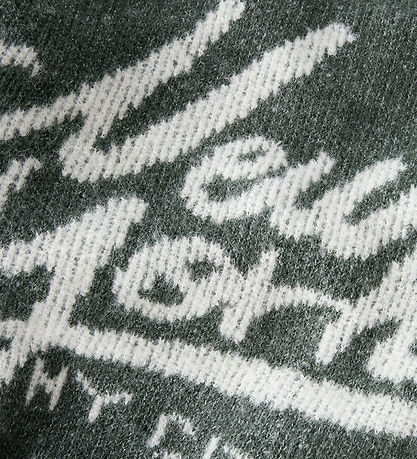 Name It Bluse - Strik - NkmKjertan - Deep Forest m. Print