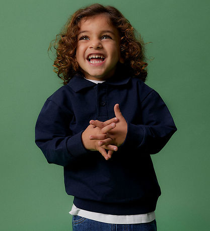 Name It Sweatshirt - Polo - NmmLeopold - Navy Blazer