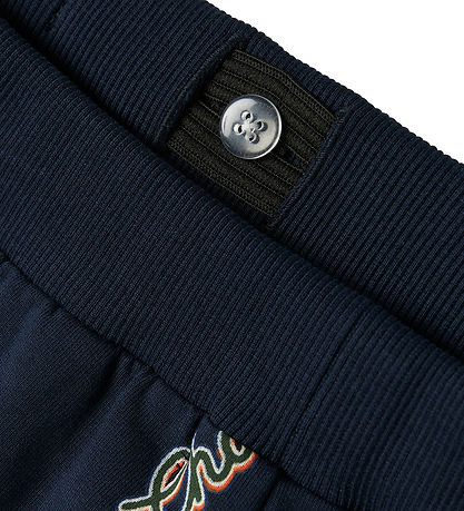 Name It Sweatpants - NmmLeland - Navy Blazer m. Print