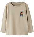 Name It Blouse - NmmLamont - Iceland Fossil w. Print