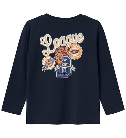 Name It Blouse - NmmLamont - Navy Blazer w. Print