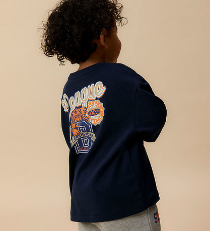 Name It Blouse - NmmLamont - Navy Blazer w. Print
