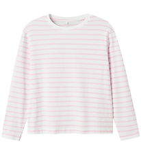Name It Bluse - NkfLeslie - Sweet Dreams/Bright White m. Striber Name It Bluse - NkfLeslie - Sweet Dreams/Bright White m. Striber