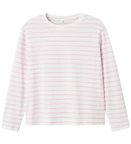 Name It Bluse - NkfLeslie - Sweet Dreams/Bright White m. Striber
