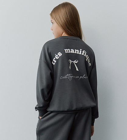 Sofie Schnoor Bluse - Elisy - Charcoal Grey