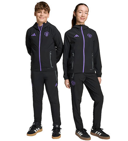 adidas Performance Træningsbukser - MUFC C VT P Y - Sort/Purrus