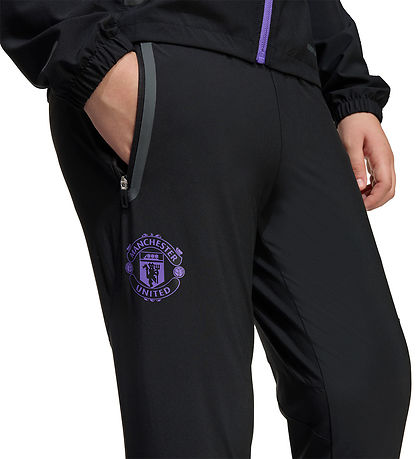 adidas Performance Træningsbukser - MUFC C VT P Y - Sort/Purrus