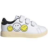 adidas Performance Sko - Advantage Smiley CF - FTWWHT/BYELLO/CBL adidas Performance Sko - Advantage Smiley CF - FTWWHT/BYELLO/CBL