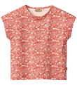 Wheat T-shirt - Bette - Coral Flowers Wheat T-shirt - Bette - Coral Flowers