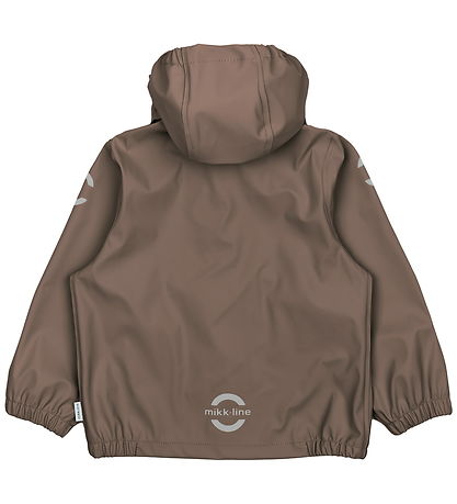 Mikk-Line Regntøj m. Seler - PU - Chocolate Chip