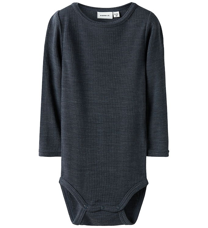 Name It Body l/æ - Uld - Rib - Noos - NbnWax - Ombre Blue