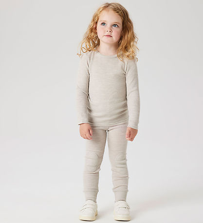 Name It Blouse - Wool - Rib - Noos - NmnWax - Nacreous Cloud