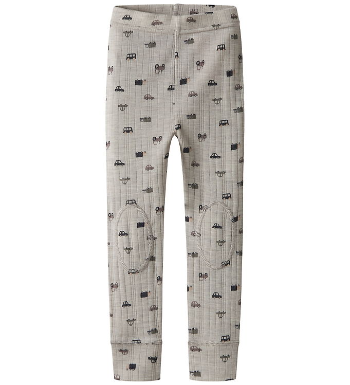 Name It Leggings - Uld - Rib - Noos - NmmWang - Nacreous Cloud/S