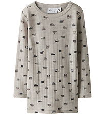 Name It Bluse - Uld - Rib - Noos - NmmWang - Nacreous Cloud/Smal Name It Bluse - Uld - Rib - Noos - NmmWang - Nacreous Cloud/Smal