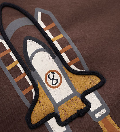 Minymo Sweatshirt - Bracken m. Rumraket