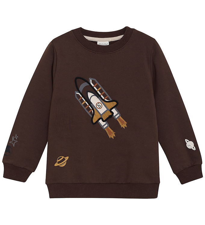 Minymo Sweatshirt - Bracken m. Rumraket