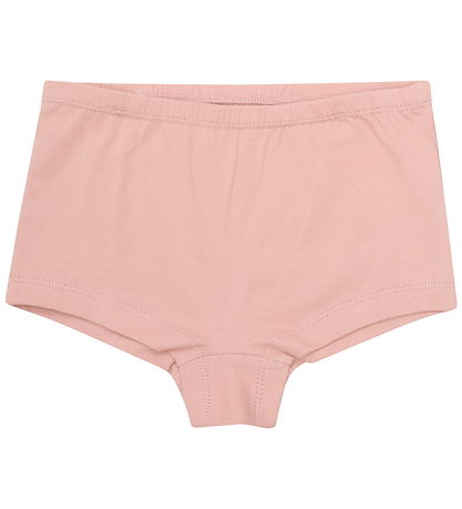 Minymo Undertøj - 2-pak - Sandshell/Rosa m. Blomster Minymo Undertøj - 2-pak - Sandshell/Rosa m. Blomster