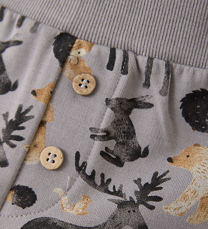 Minymo Sweatpants - AOP - Cloudburst