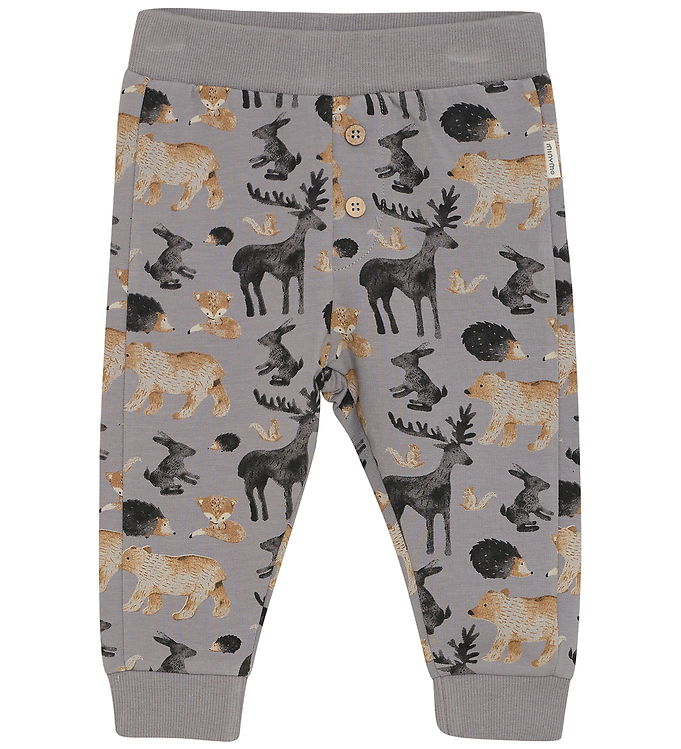 Minymo Sweatpants - AOP - Cloudburst