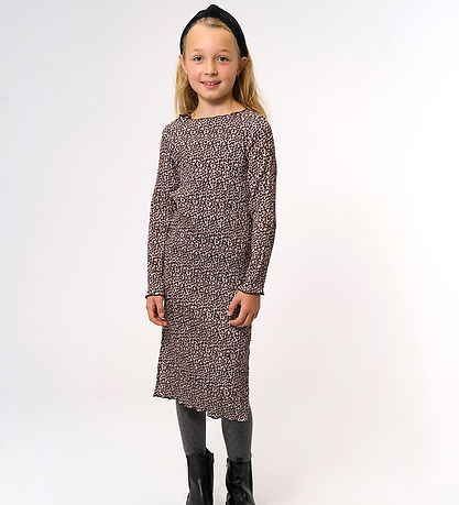 The New Kjole/Scrunchie - TnPet - Feather Gray AOP