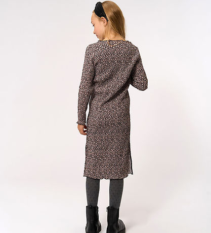 The New Kjole/Scrunchie - TnPet - Feather Gray AOP