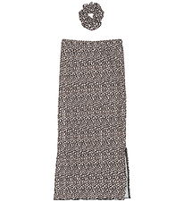 The New Nederdel/Scrunchie - TnPet - Feather Gray AOP The New Nederdel/Scrunchie - TnPet - Feather Gray AOP