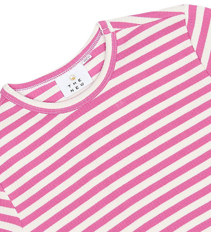 The New Bluse - Rib - TnMoore - Ibis Rose Striped
