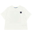 The New T-shirt - TnPerley - Cloud Dancer m. Hjerte The New T-shirt - TnPerley - Cloud Dancer m. Hjerte