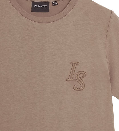 Lyle & Scott T-shirt - Monogram - Tigers Eye Lyle & Scott T-shirt - Monogram - Tigers Eye