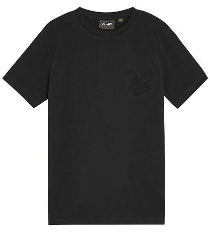 Lyle & Scott T-shirt - Embossed Eagle - Jet Black Lyle & Scott T-shirt - Embossed Eagle - Jet Black