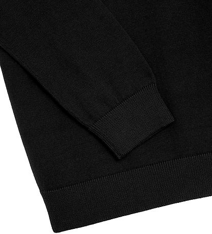 Lyle & Scott Bluse m. Lynlås - Strik - Jet Black Lyle & Scott Bluse m. Lynlås - Strik - Jet Black