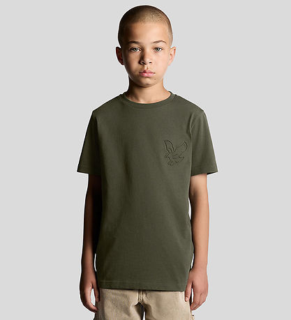 Lyle & Scott T-shirt - Embossed Eagle - Deep Depths Lyle & Scott T-shirt - Embossed Eagle - Deep Depths