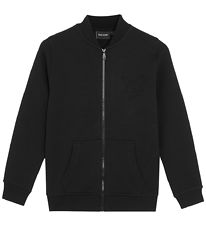 Lyle & Scott Cardigan - Jet Black m. Logo Lyle & Scott Cardigan - Jet Black m. Logo