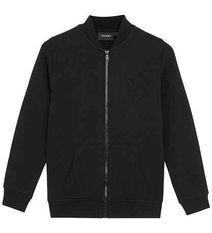 Lyle & Scott Cardigan - Jet Black m. Logo Lyle & Scott Cardigan - Jet Black m. Logo