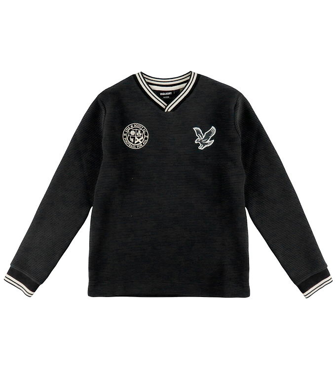 Lyle & Scott Football Bluse - Jet Black