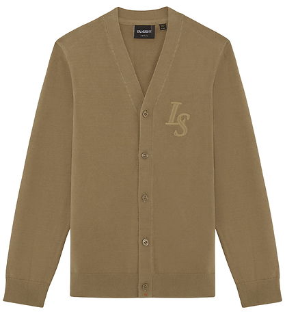 Lyle & Scott Cardigan - Strik - Monogram - Tigers Eye Lyle & Scott Cardigan - Strik - Monogram - Tigers Eye