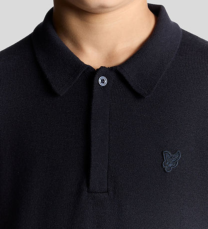 Lyle & Scott Polobluse - Strik - Dark Navy Lyle & Scott Polobluse - Strik - Dark Navy