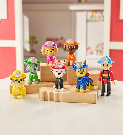 Paw Patrol Legetøjsfigurer - 7 stk. - Fire Rescue Team Pack Paw Patrol Legetøjsfigurer - 7 stk. - Fire Rescue Team Pack