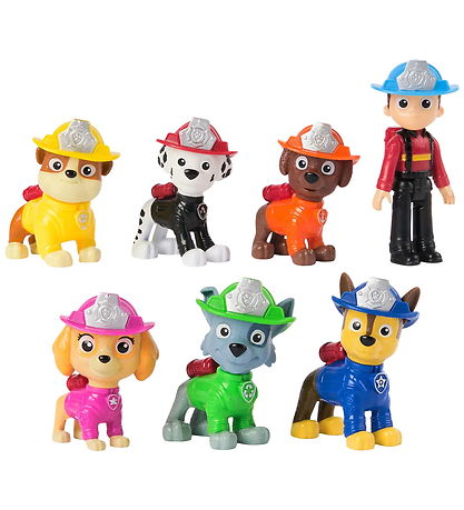 Paw Patrol Legetøjsfigurer - 7 stk. - Fire Rescue Team Pack Paw Patrol Legetøjsfigurer - 7 stk. - Fire Rescue Team Pack